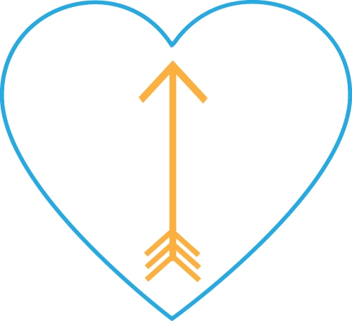 Heart icon sign symbol design