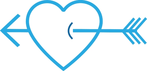 Heart icon sign symbol design