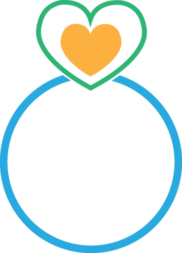 Heart icon sign symbol design