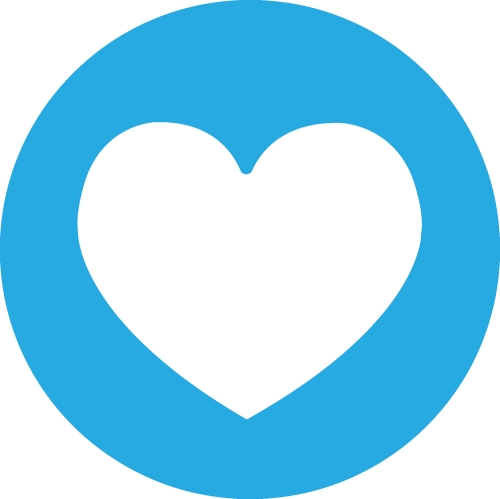 Heart icon sign symbol design