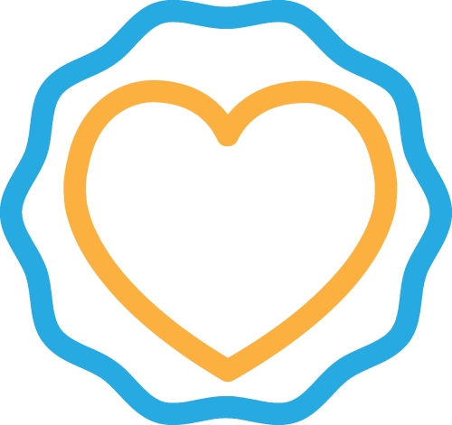 Heart icon sign symbol design