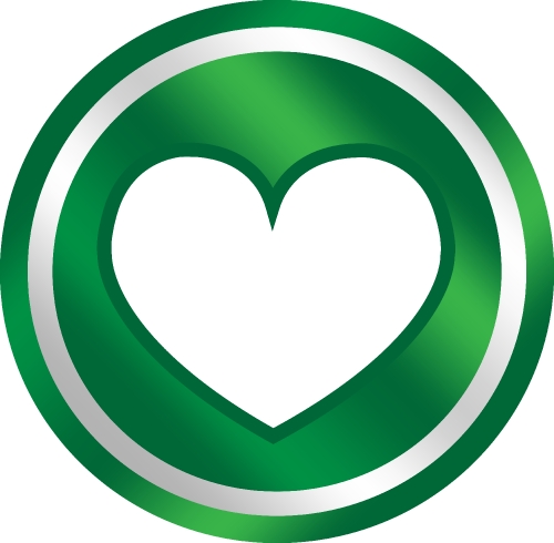 Heart icon sign symbol design