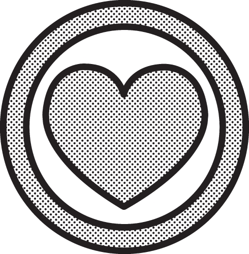 Heart icon sign symbol design