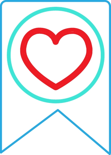 Heart icon sign symbol design