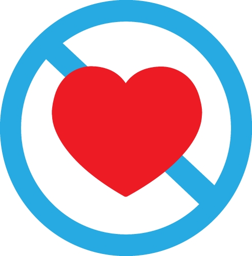 Heart icon sign symbol design