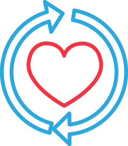 Heart icon sign symbol design