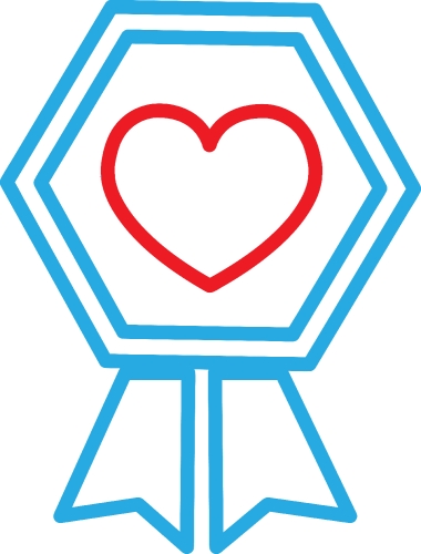 Heart icon sign symbol design