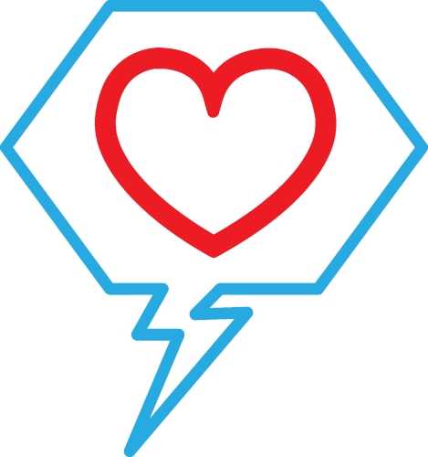 Heart icon sign symbol design