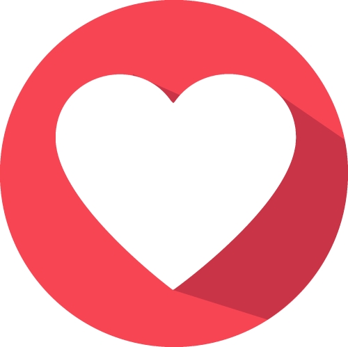 Heart icon sign symbol design