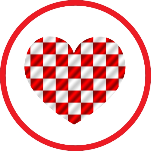 Heart icon sign symbol design