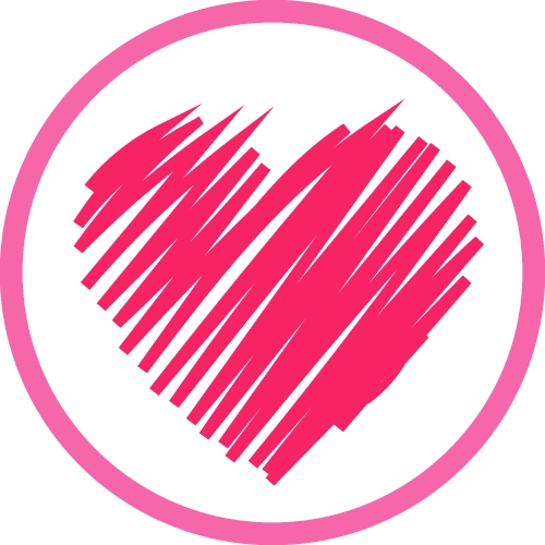 Heart icon sign symbol design