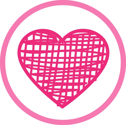 Heart icon sign symbol design