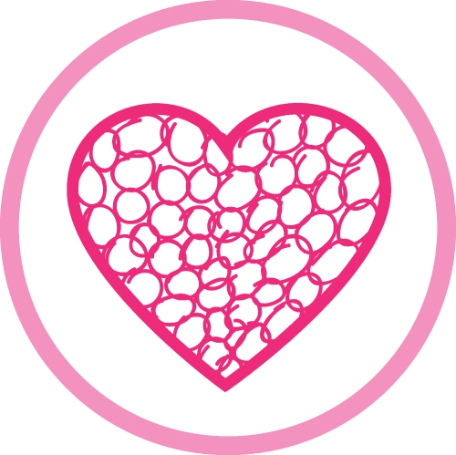 Heart icon sign symbol design