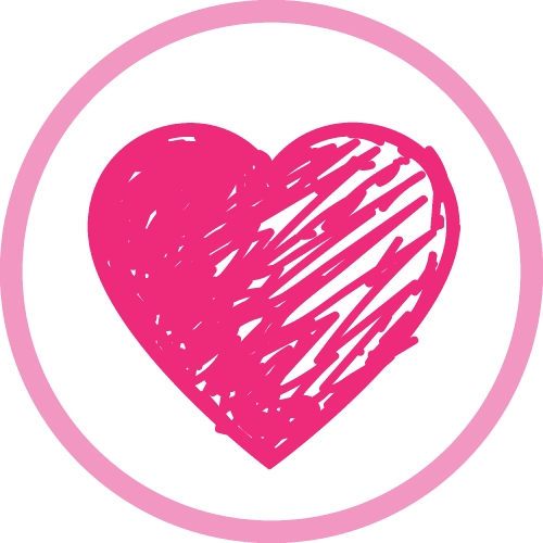 Heart icon sign symbol design