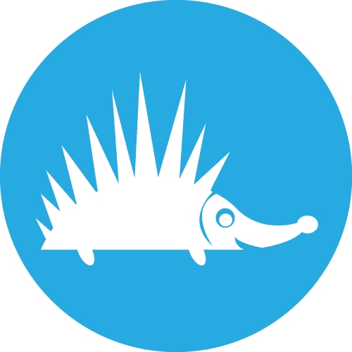 Hedgehog icon sign symbol design