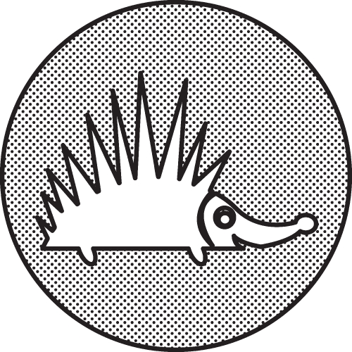 Hedgehog icon sign symbol design