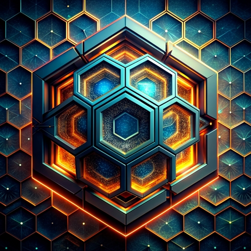 Hexagonal Abstract Background wallpaper design