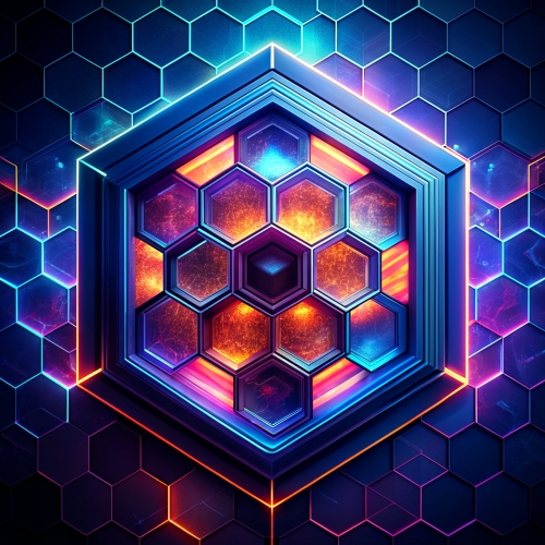 Hexagonal Abstract Background wallpaper design