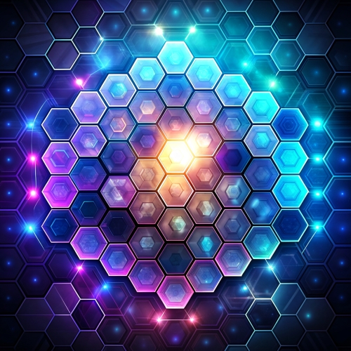 Hexagonal Abstract Background wallpaper design