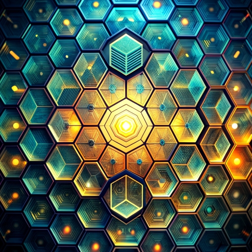 Hexagonal Abstract Background wallpaper design