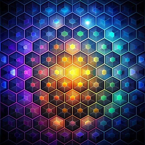 Hexagonal Abstract Background wallpaper design