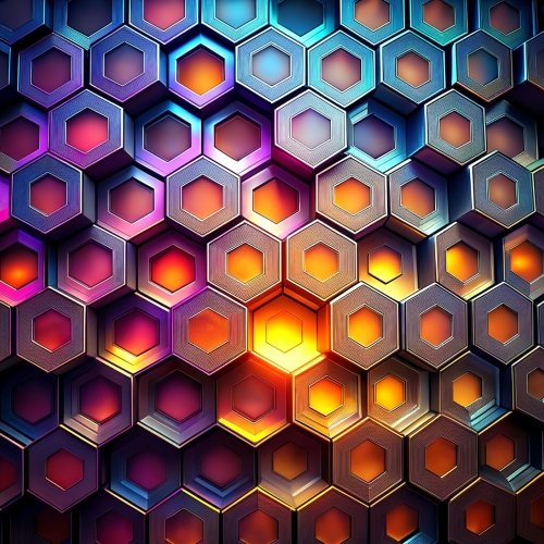 Hexagonal Abstract Background wallpaper design