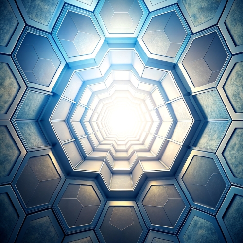 Hexagonal Abstract Background wallpaper design