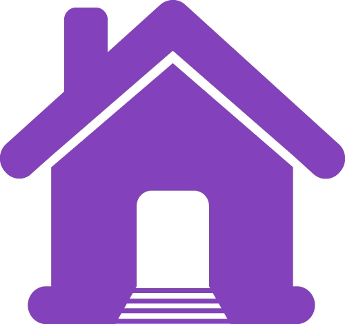 Home icon real estate sign design