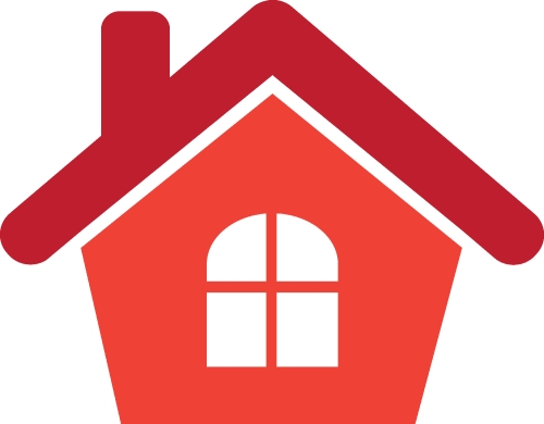 Home icon real estate sign design