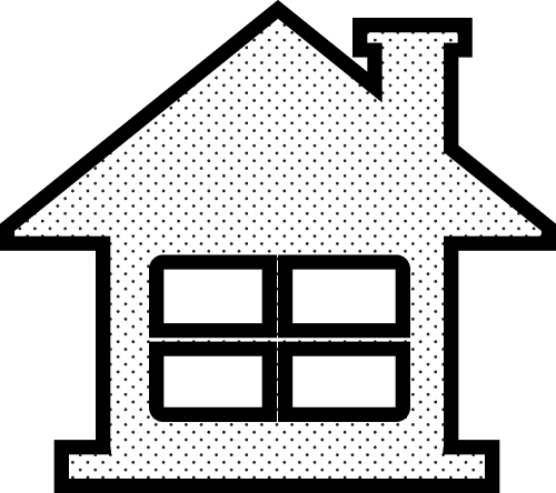 House symbol and home icon sign design