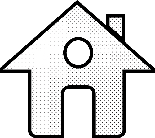 House symbol and home icon sign design