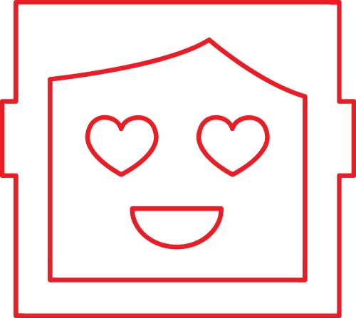 Human emotion icon sign symbol design