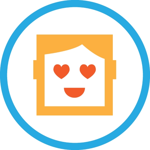 Human emotion icon sign symbol design