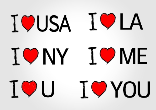 I Love USA i love new york and i love ....