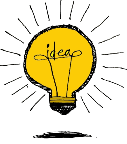 idea Light bulb icon sign design