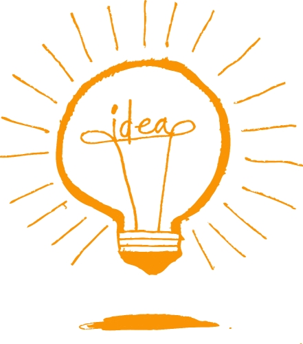 idea Light bulb icon sign design