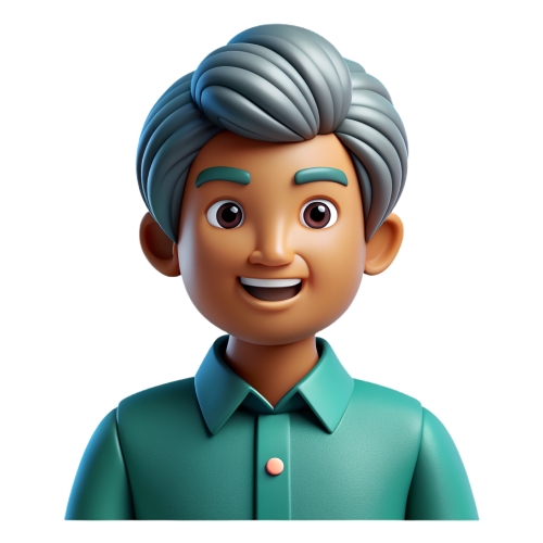 indian man avatar people icon character cartoon