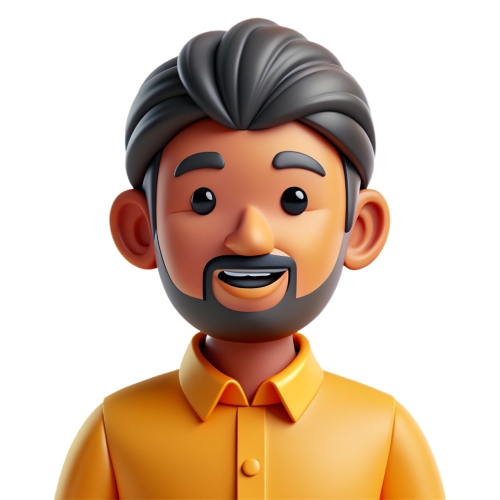 indian man avatar people icon character cartoon