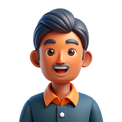 indian man avatar people icon character cartoon