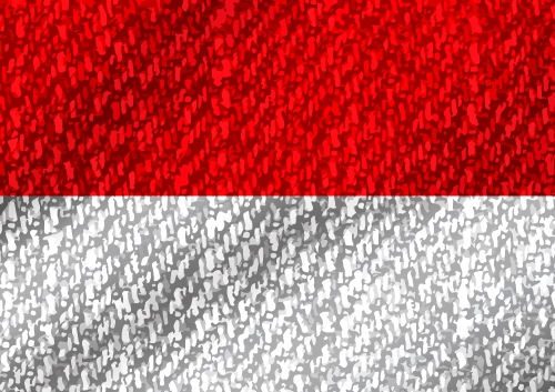 Indonesia Flag vector Illustration