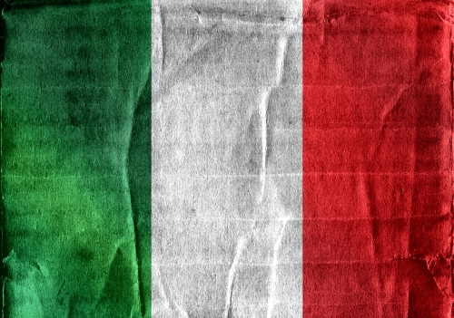 Italy flag icons theme idea for design