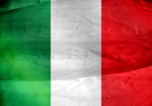 Italy flag icons theme idea for design