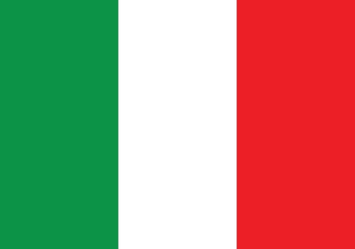 Italy flag icons theme idea for design