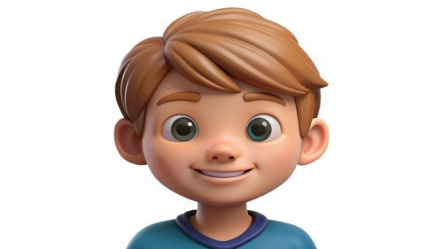 Kid boy avatar icon