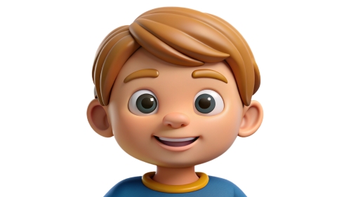 Kid boy avatar icon
