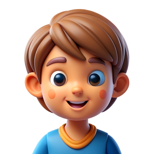 Kid boy avatar people icon character cartoon