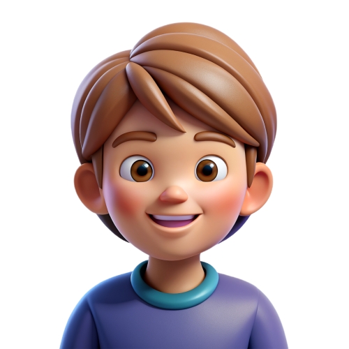 Kid boy avatar people icon character cartoon