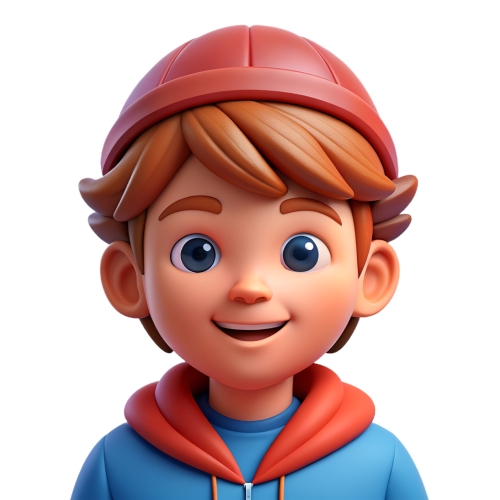 Kid boy avatar people icon character cartoon