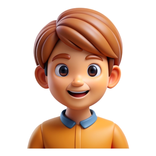 Kid boy avatar people icon character cartoon