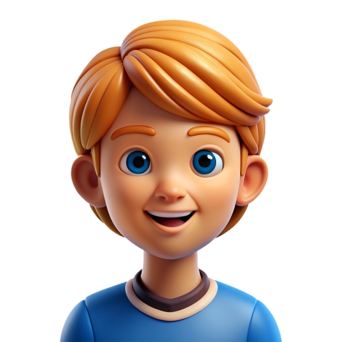 Kid boy avatar people icon character cartoon